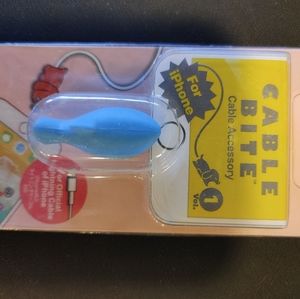 Cable Bite blue shark New for iphone